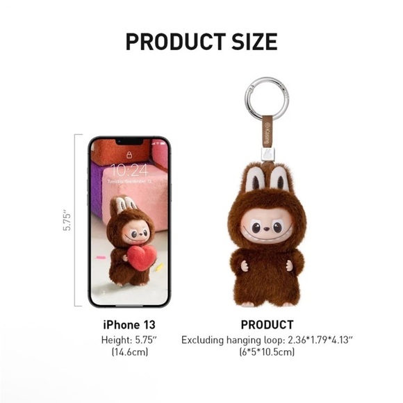 Pin For Love “N” (hot pink) - Pop Mart The Monsters -100% Authentic Labubu - Picture 13 of 13